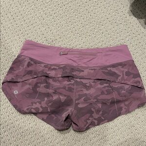 lululemon athletica Women's Mauve Camo Athletic Shorts